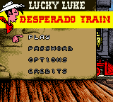 Lucky Luke - Desperado Train (Europe) (En,Fr,De,Es,It,Nl) Title Screen